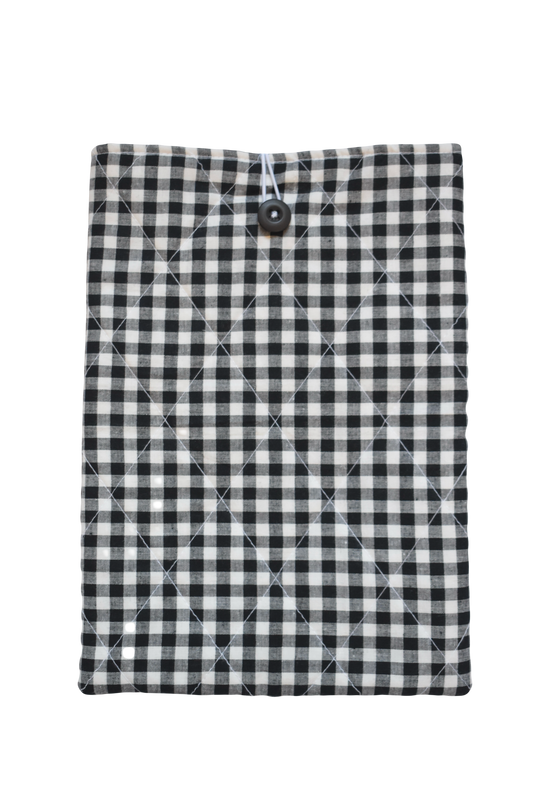 Gingham Large Book Sleeve