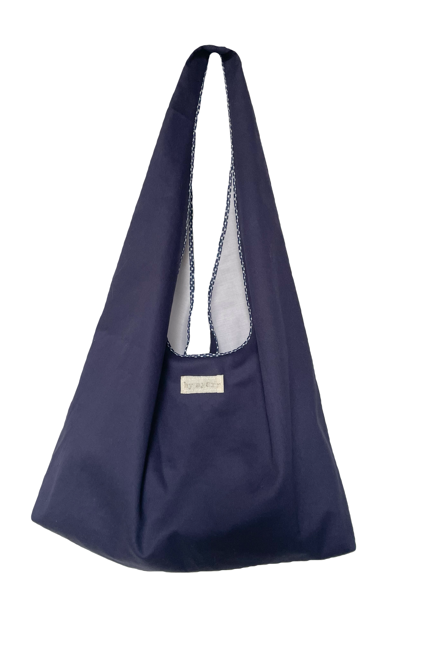 Navy Slouchy Bag