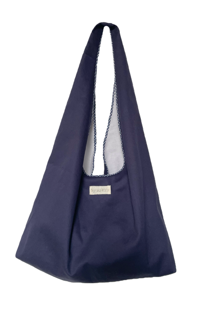 Navy Slouchy Bag