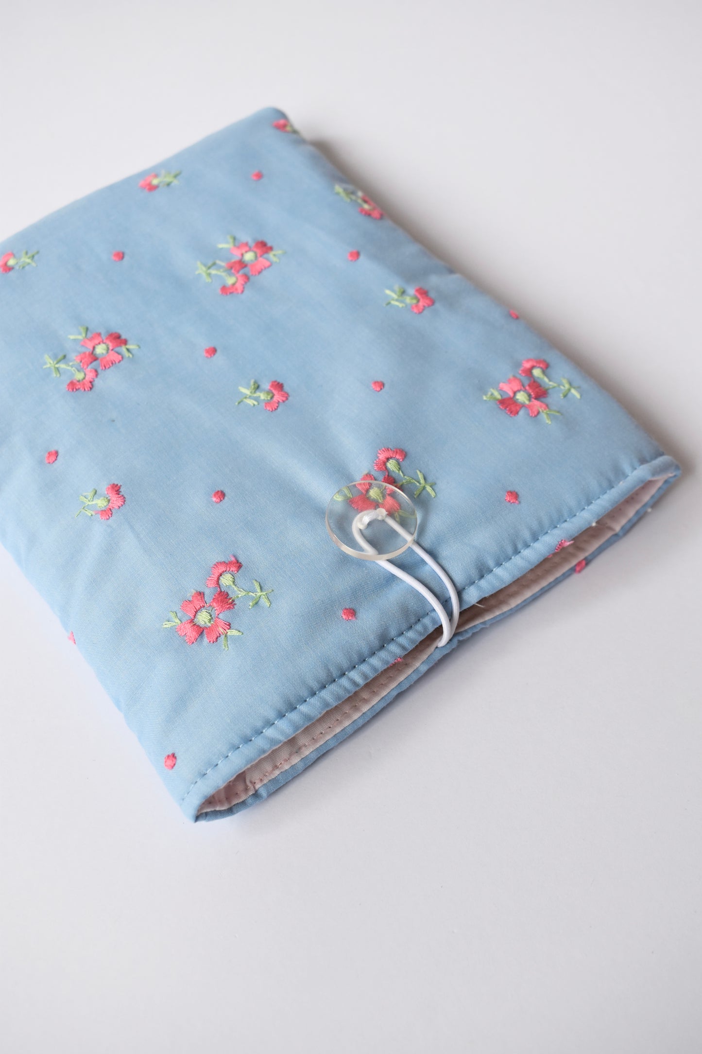Blue Broderie E-Reader Sleeve