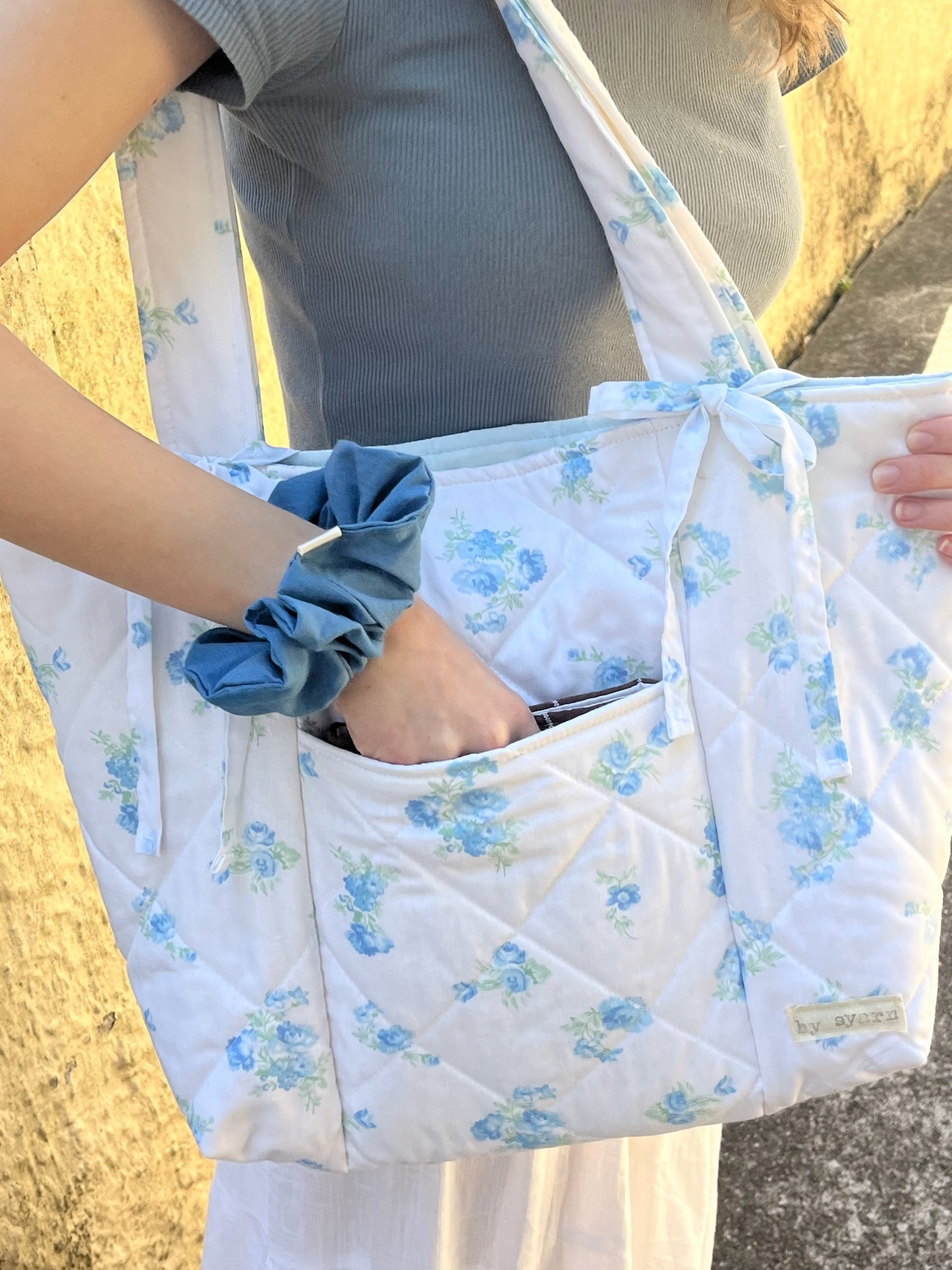 Blue Scrunchie