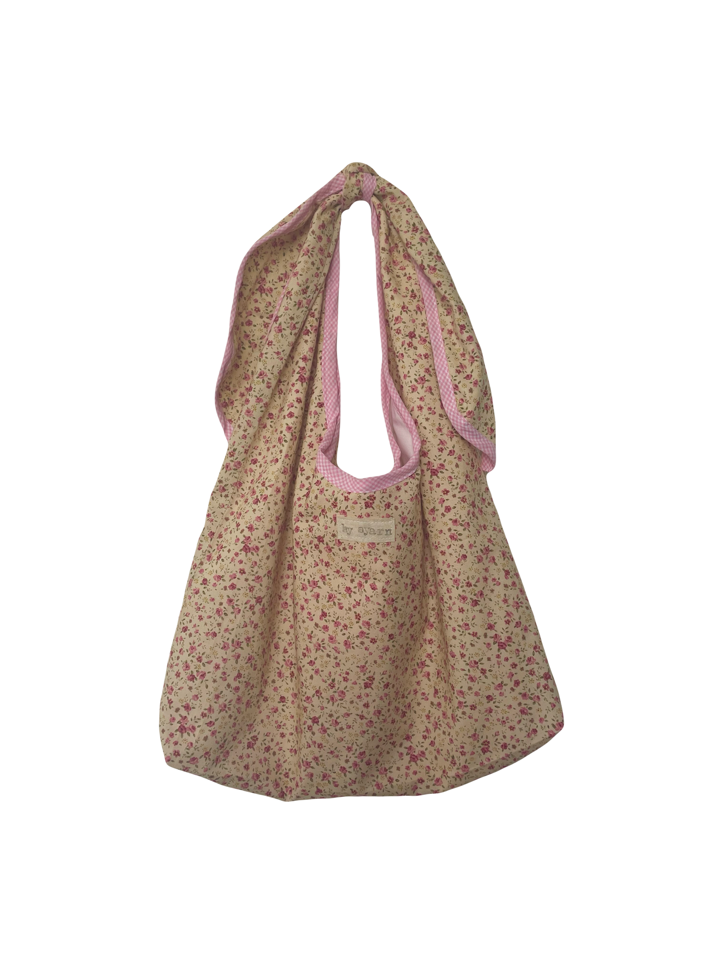 Pink Floral Slouchy Bag