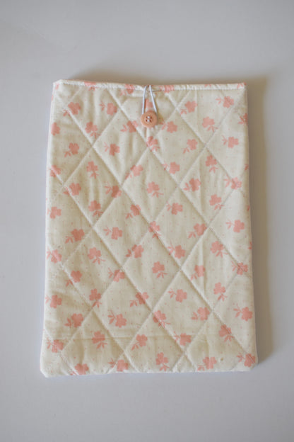 Pink Rose Large Book Sleeve