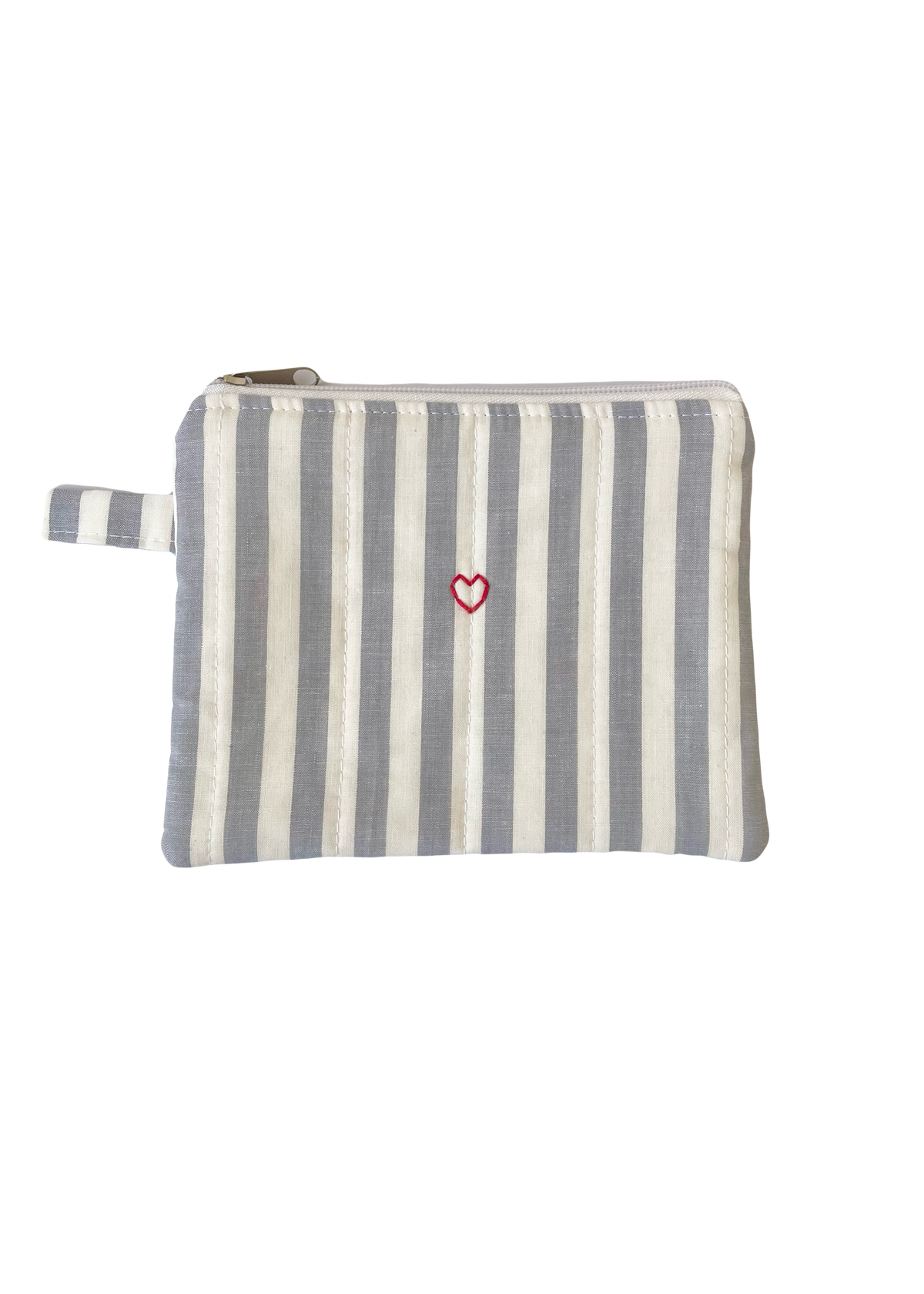 Grey Stripe Carry Pouch