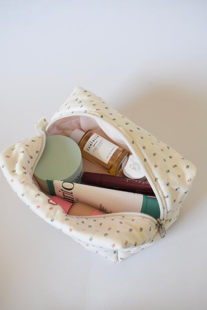 Wildflower Jumbo Makeup Bag