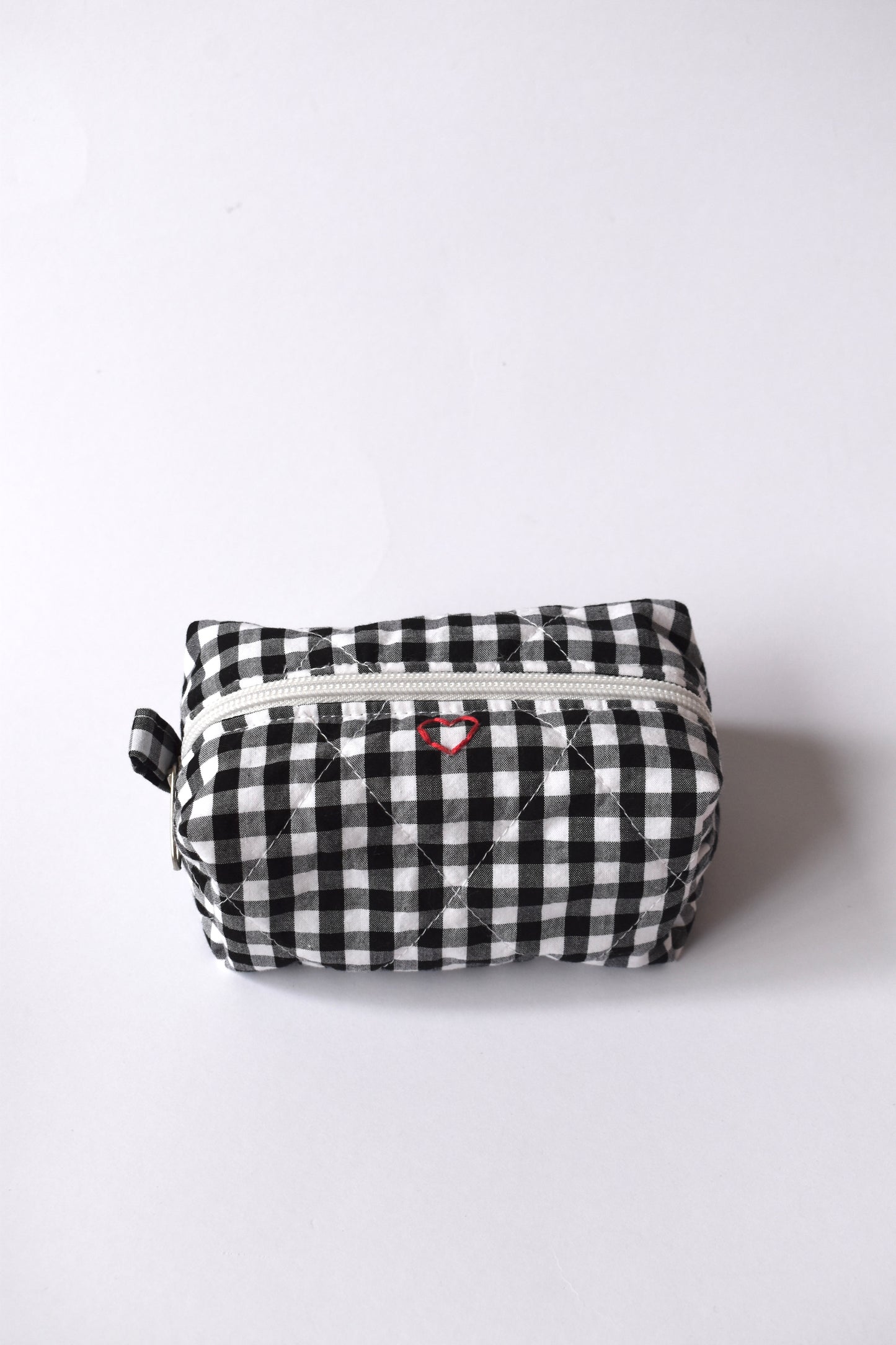 Gingham Mini Makeup Bag