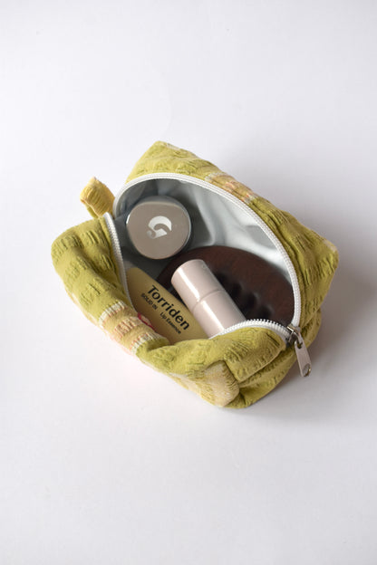 Chartreuse Mini Makeup Bag