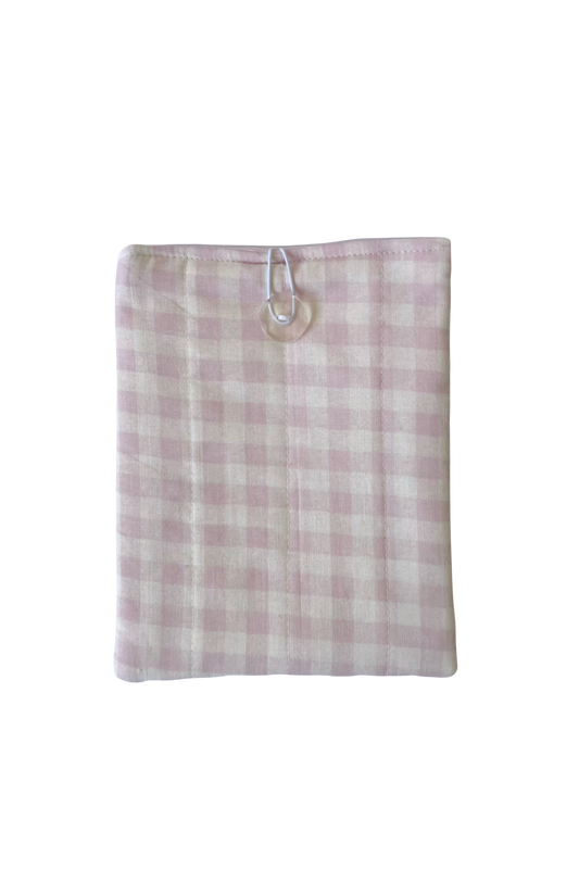 Pink Gingham E-Reader Sleeve