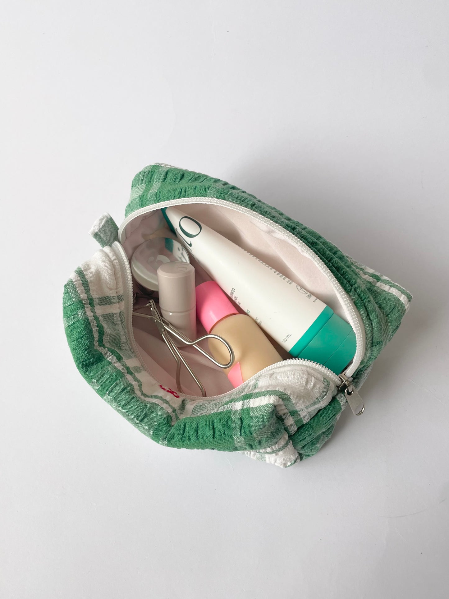 Green Makeup Bag