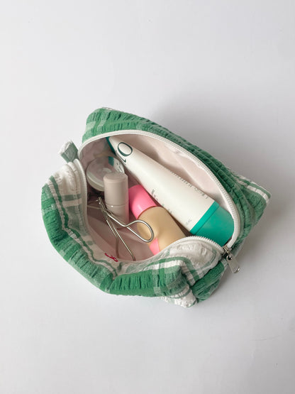 Green Makeup Bag