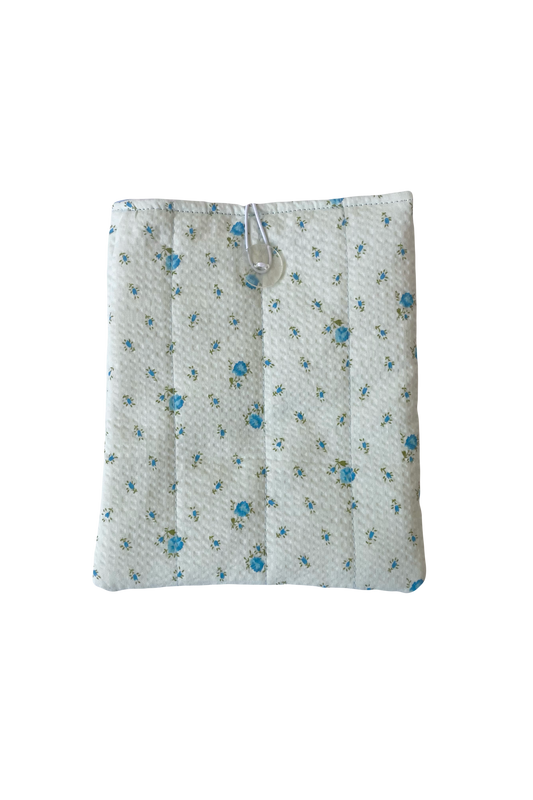 Blue Floral E-Reader Sleeve