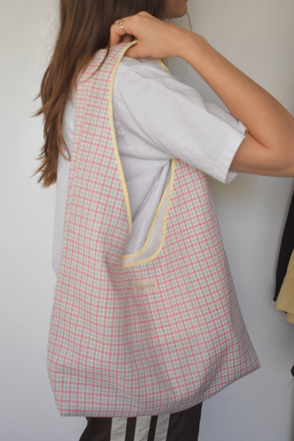 Summer Check Slouchy Bag