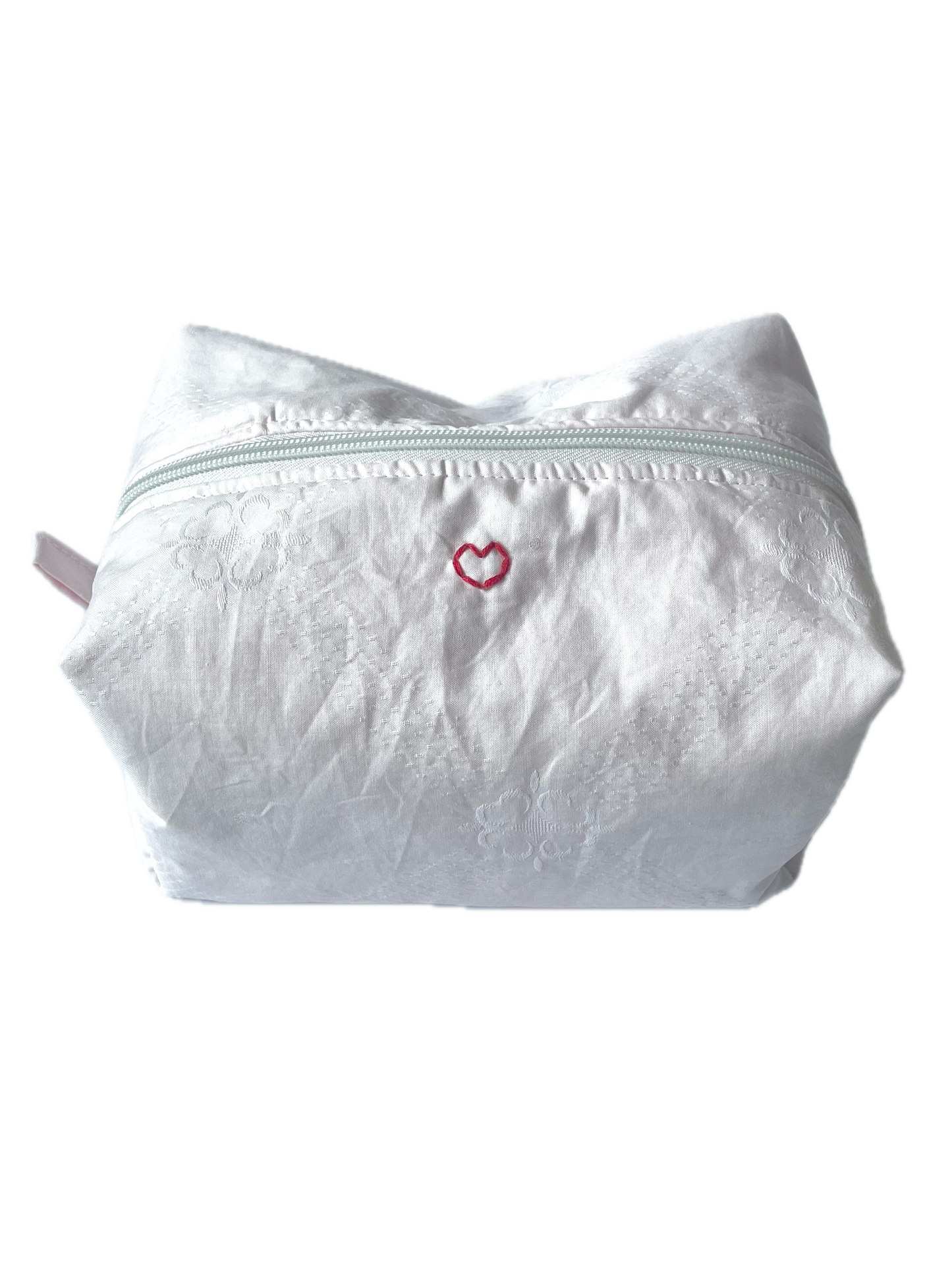 Pink Clover Jumbo Makeup Bag
