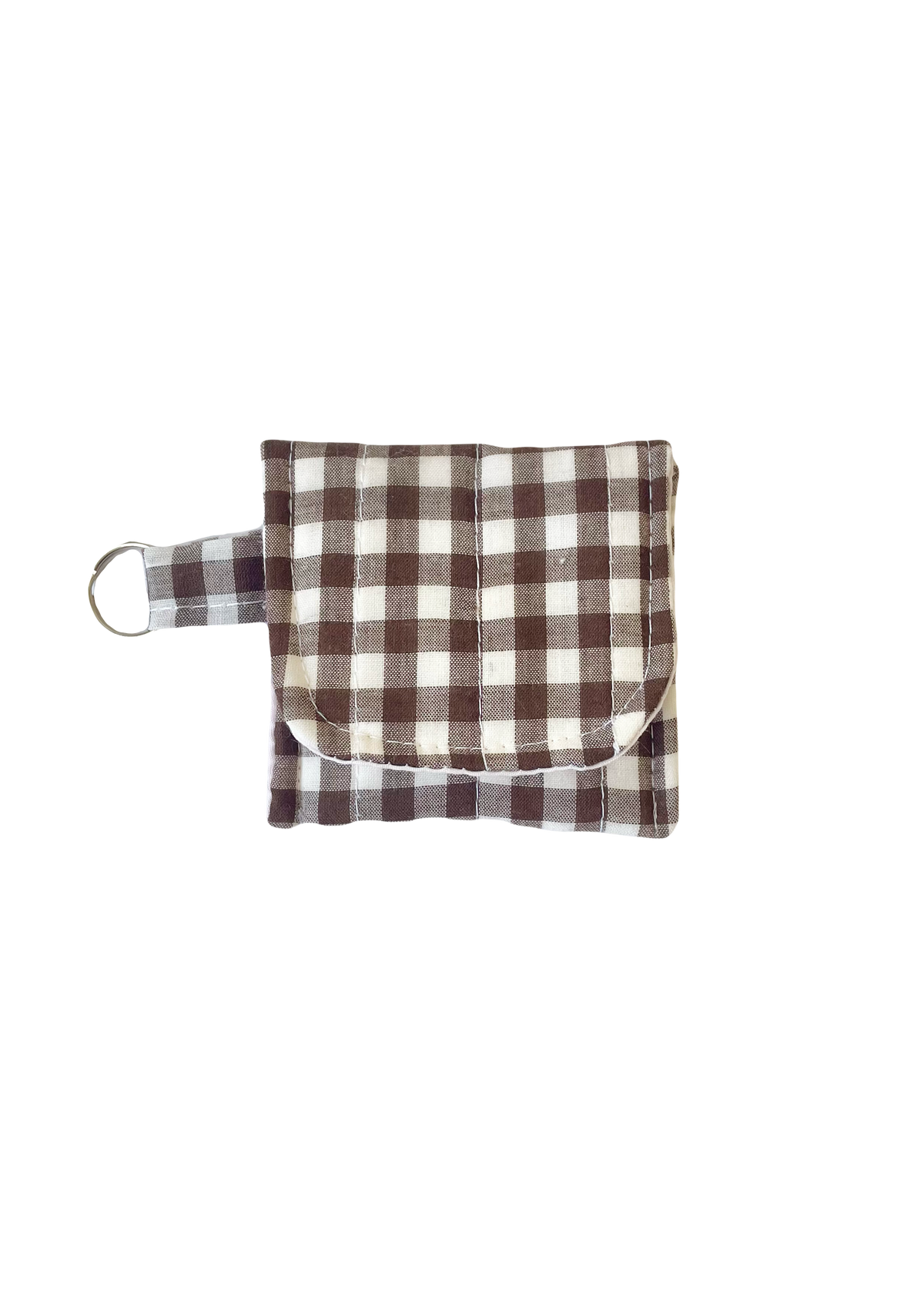 Brown Gingham AirPods Case
