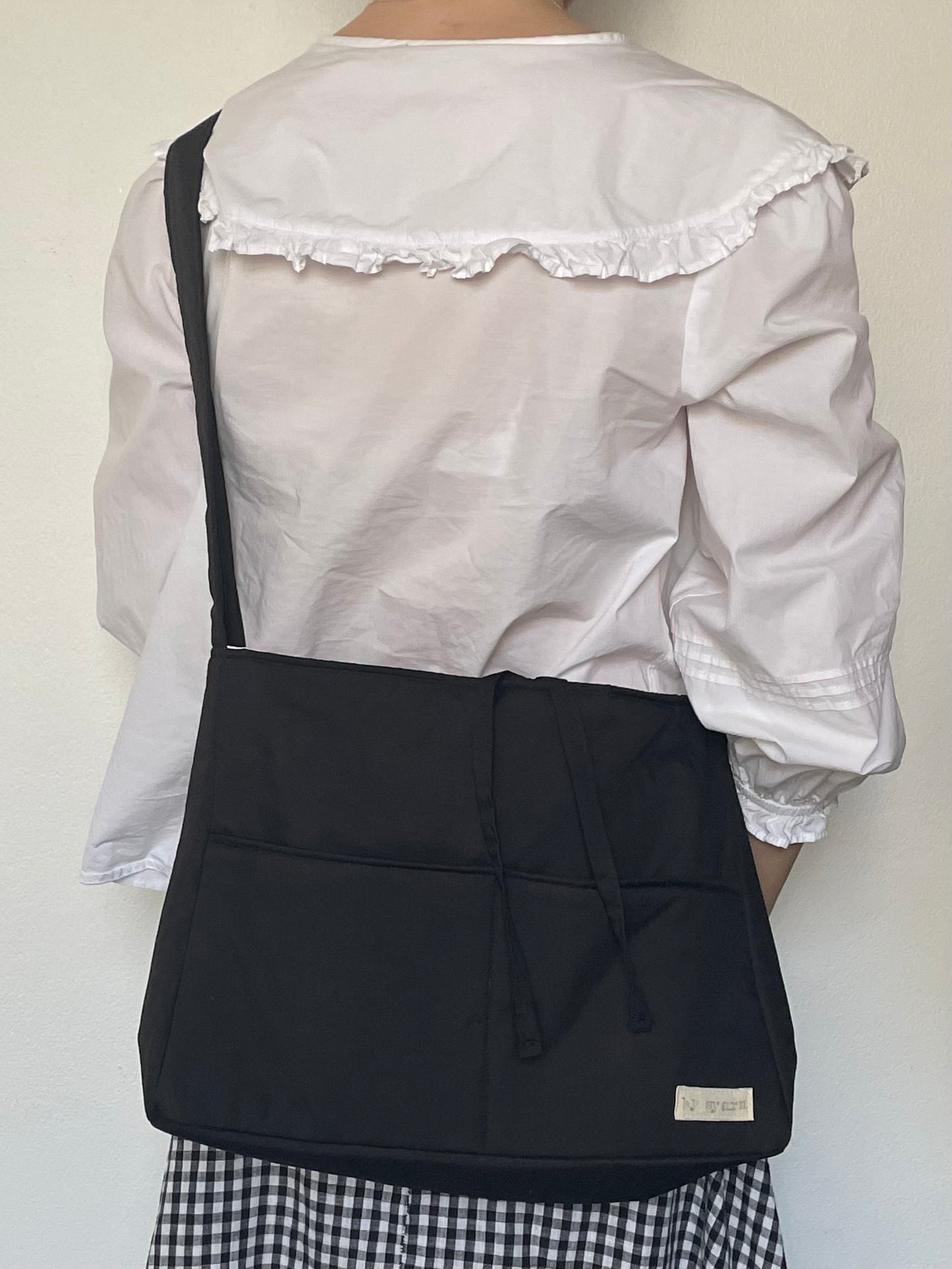 Black Tote Bow Bag