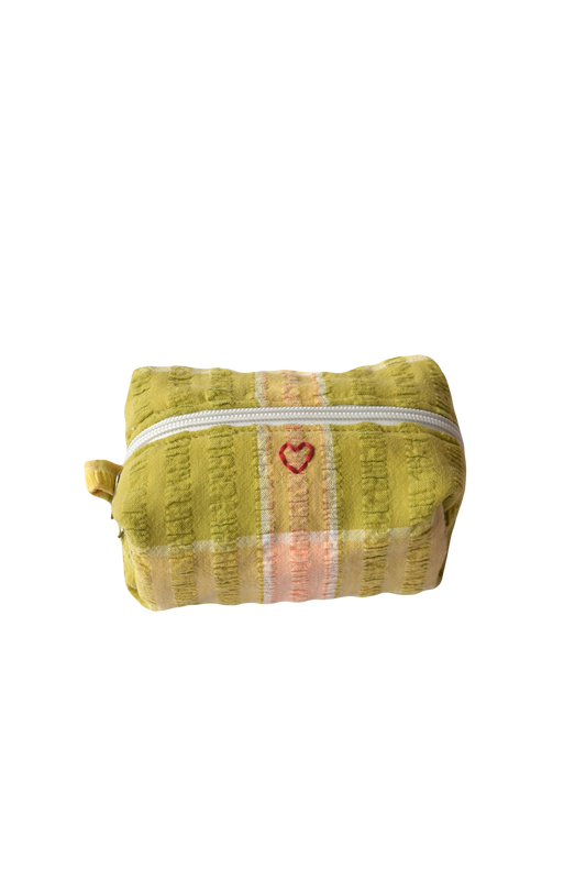 Chartreuse Mini Makeup Bag
