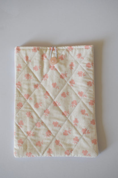 Pink Rose Book Sleeve