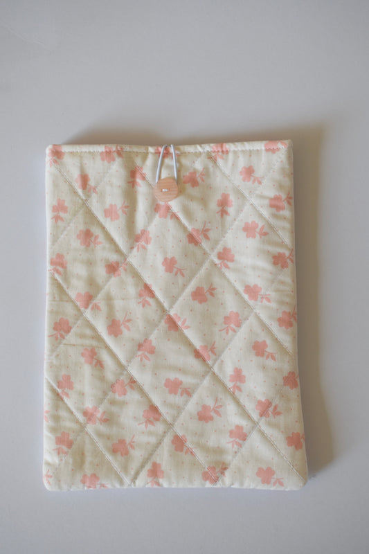 Pink Rose Book Sleeve