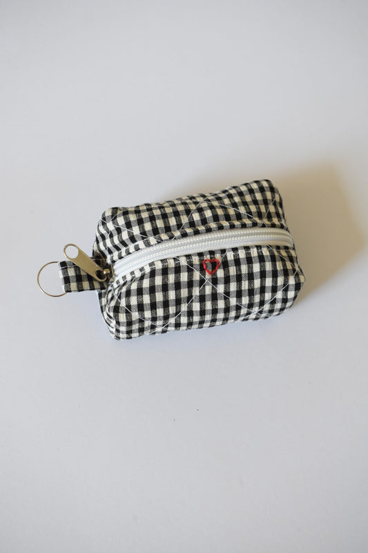Gingham Boxy Bag Charm