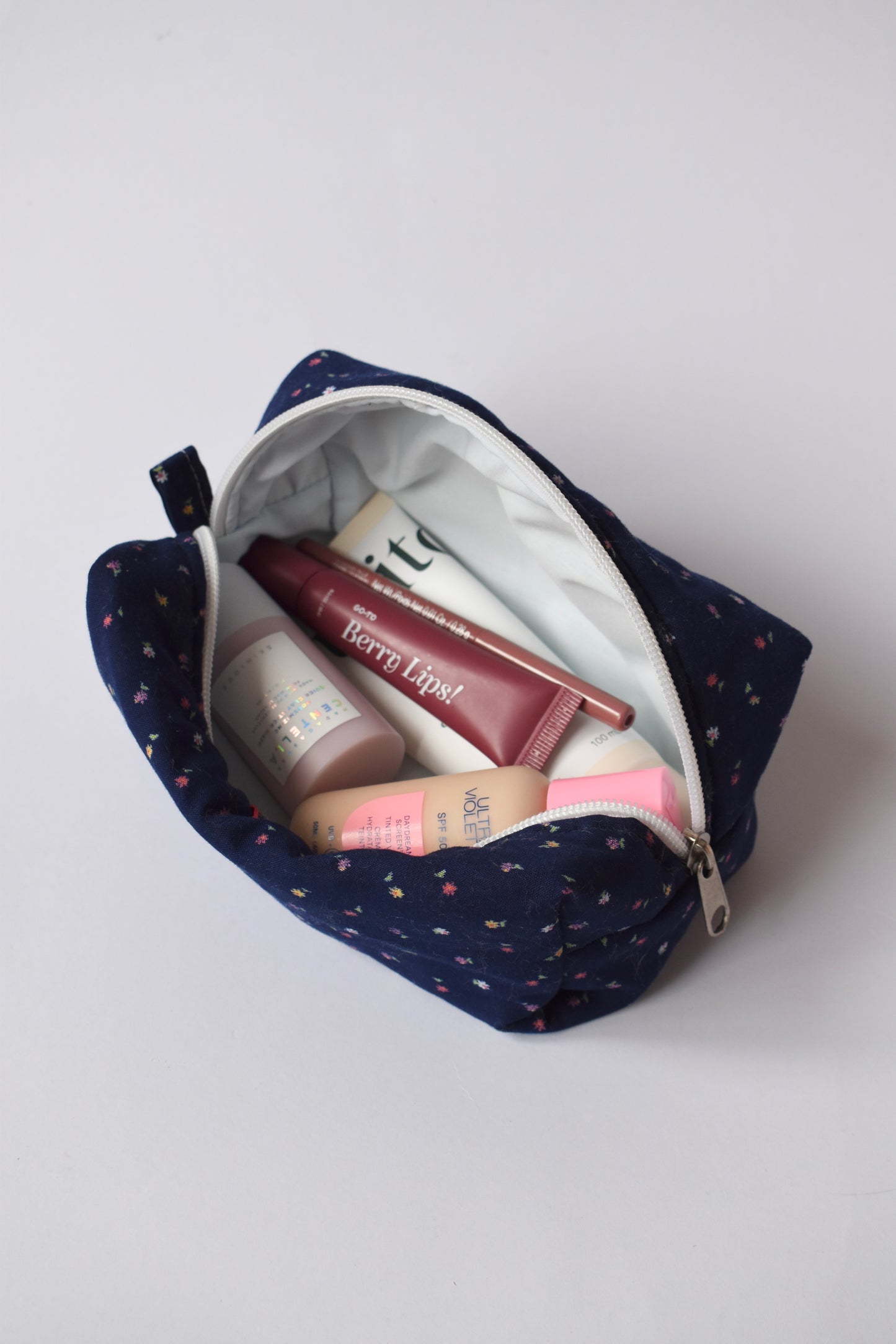 Midnight Garden Jumbo Makeup Bag
