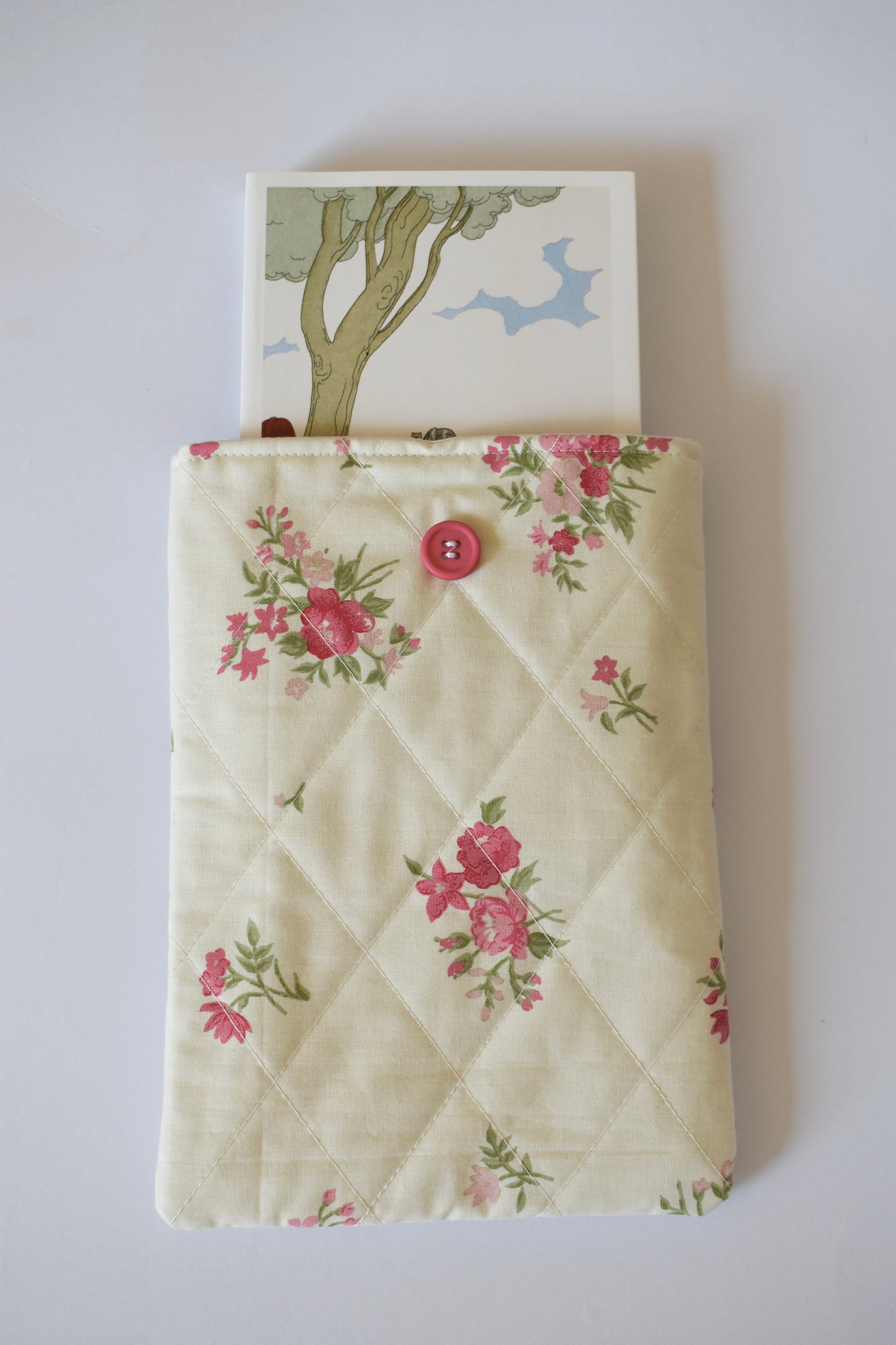 Vintage Rose Book Sleeve