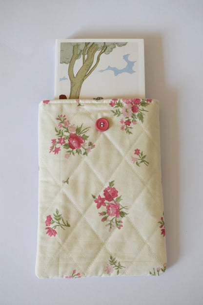 Vintage Rose Book Sleeve