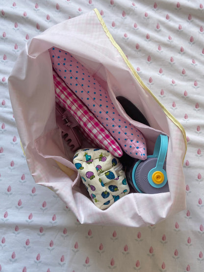 Summer Check Slouchy Bag