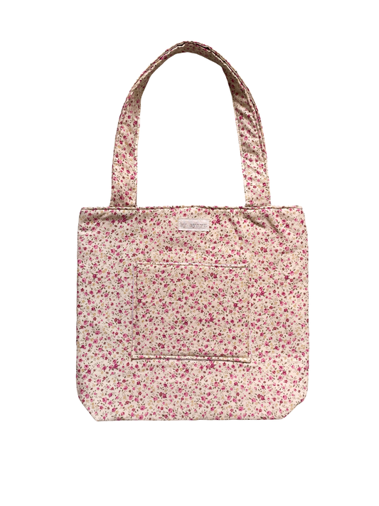 Pink Floral Everyday Tote Bag