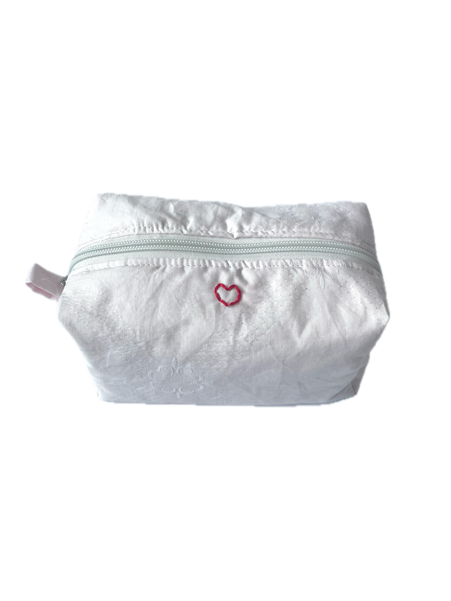 Pink Clover Makeup Bag