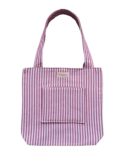 Red Stripe Everyday Tote Bag