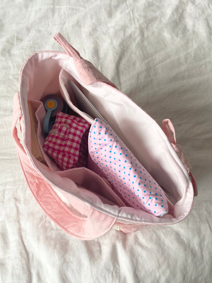 Grapefruit Quilted Tote Bag