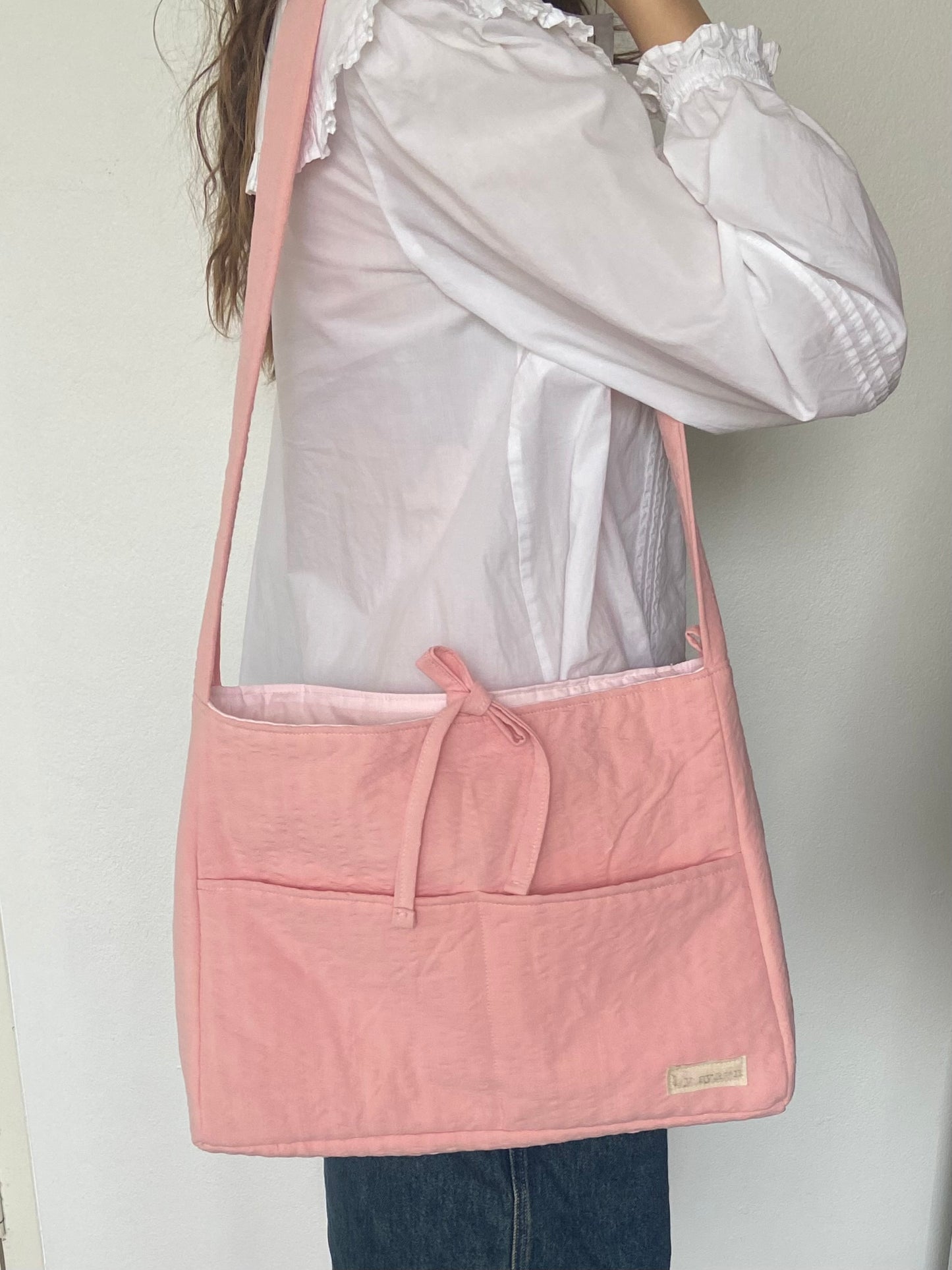 Grapefruit Tote Bow Bag