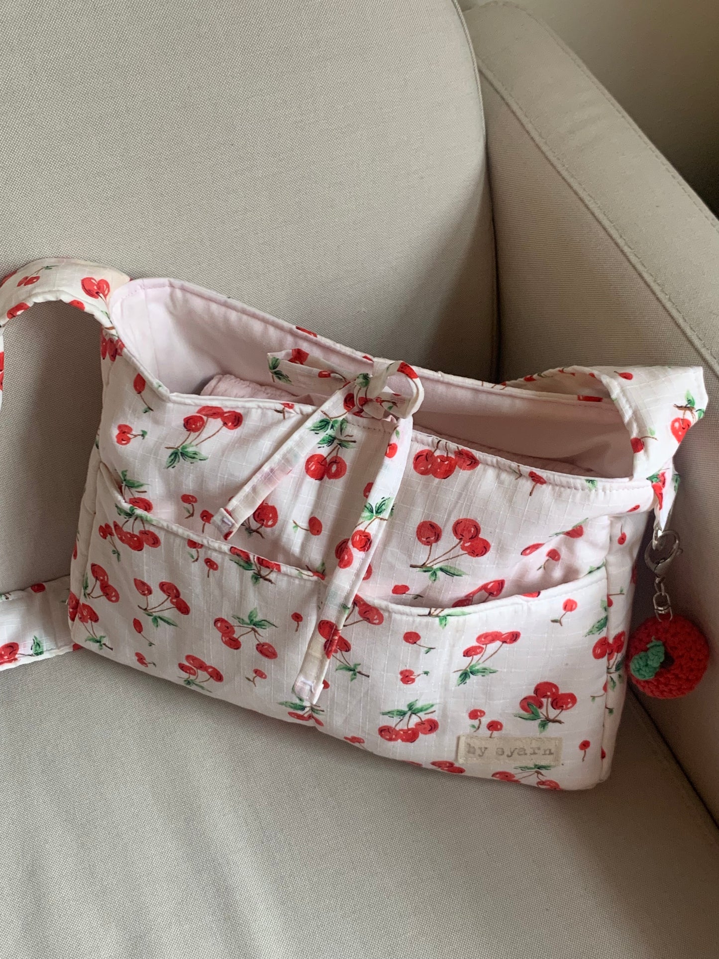 Cherry Mini Bow Bag