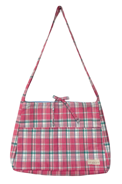 Pink Picnic Tote Bow Bag