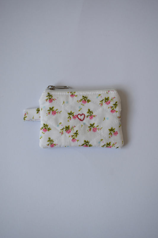 Vintage Floral Mini Pouch
