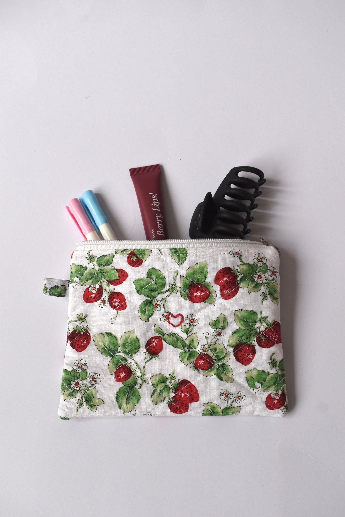 Strawberry Fields Carry Pouch