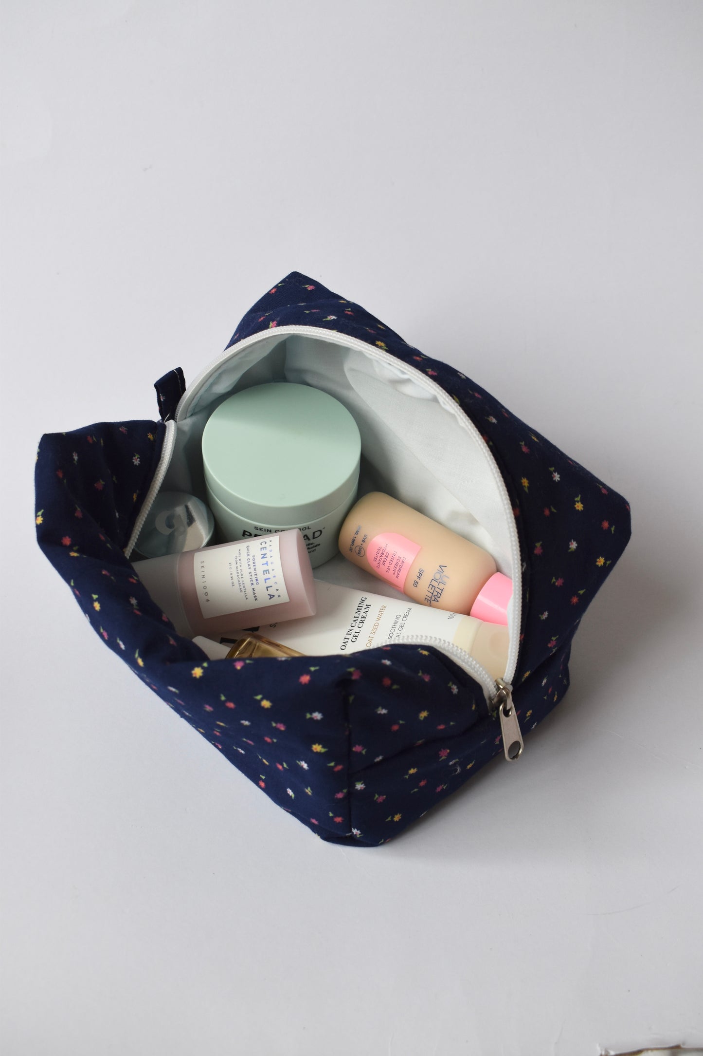 Midnight Garden Jumbo Makeup Bag