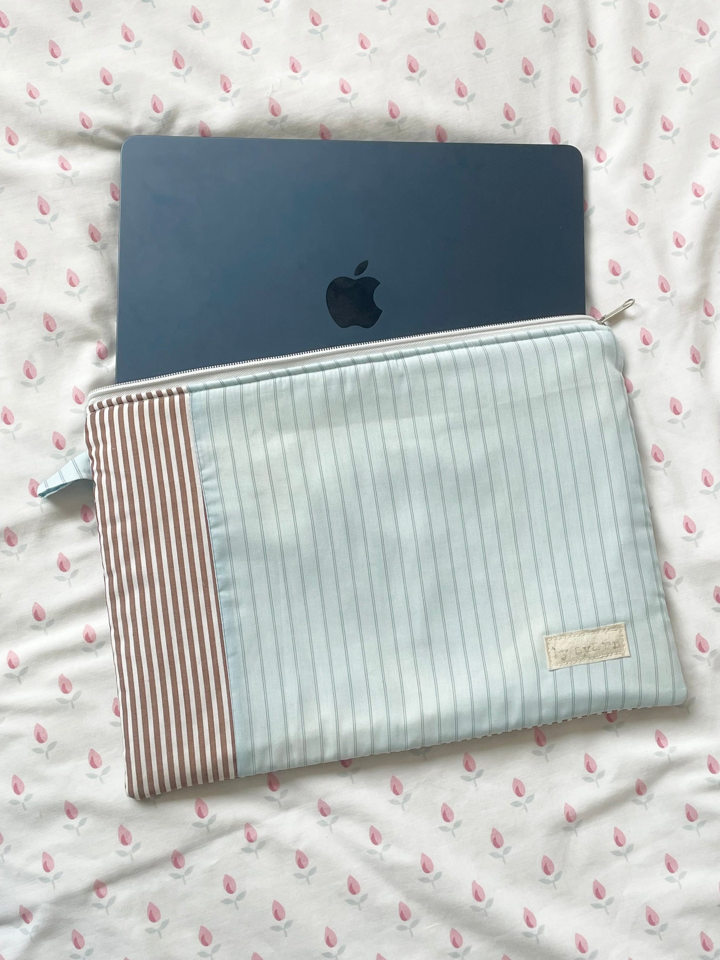 Stripy Patchwork Laptop Sleeve