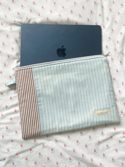 Stripy Patchwork Laptop Sleeve