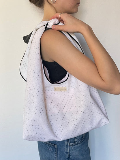 Polka Dot Slouchy Bag
