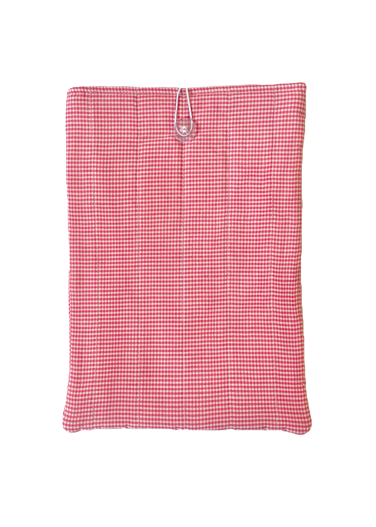 Red Gingham Large Book Sleeve