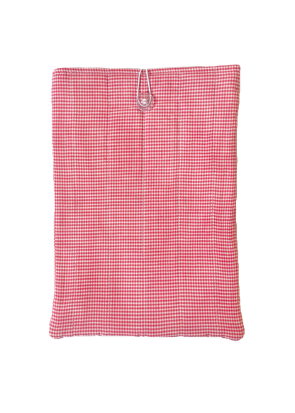 Red Gingham Large Book Sleeve