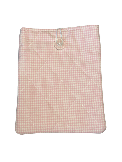 Pink Gingham E-Reader Sleeve
