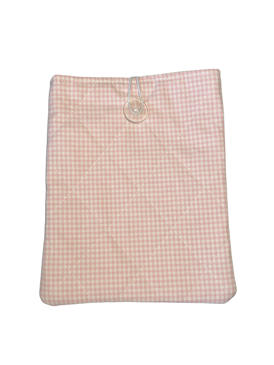 Pink Gingham E-Reader Sleeve