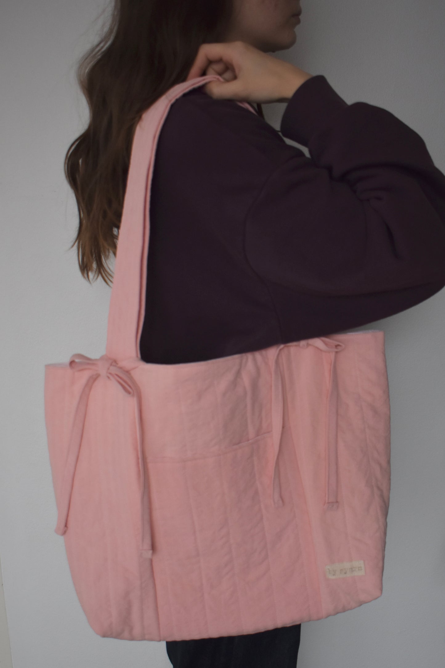 Grapefruit Quilted Tote Bag