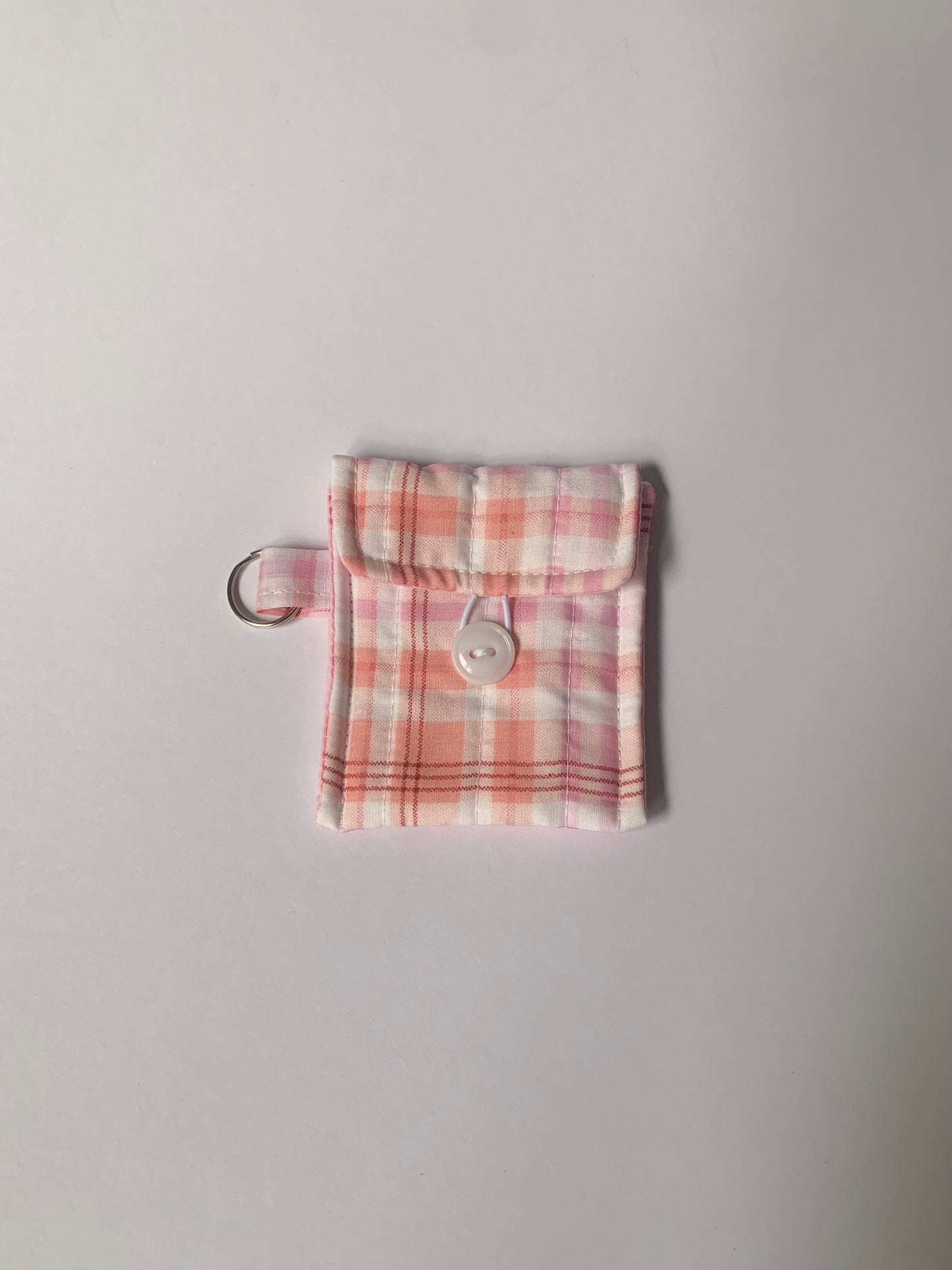 Pink Check AirPods Case