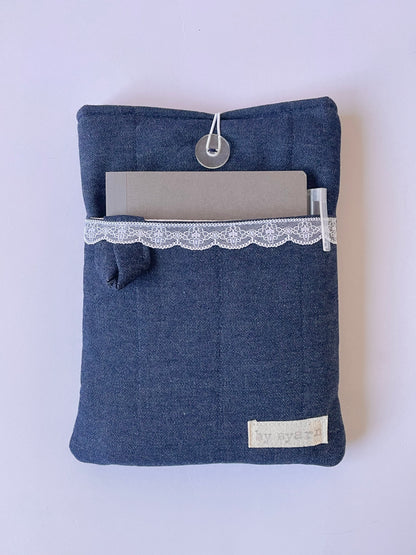 Denim Book Sleeve with Pocket
