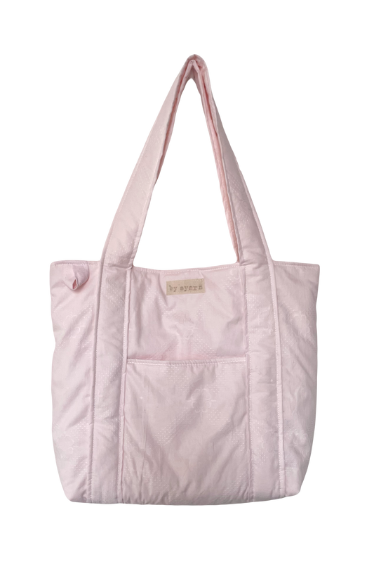 Pink Clover Tote Bag