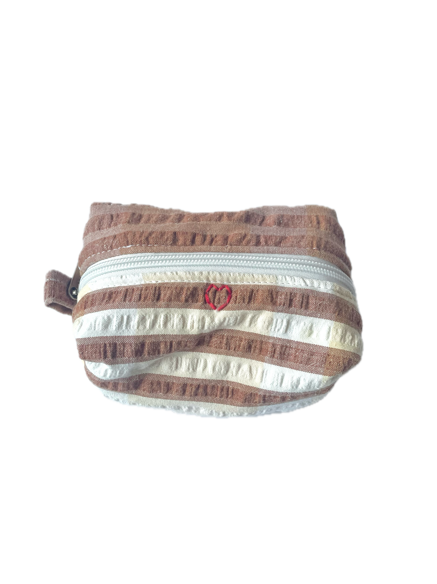 Seersucker Mini Makeup Bag