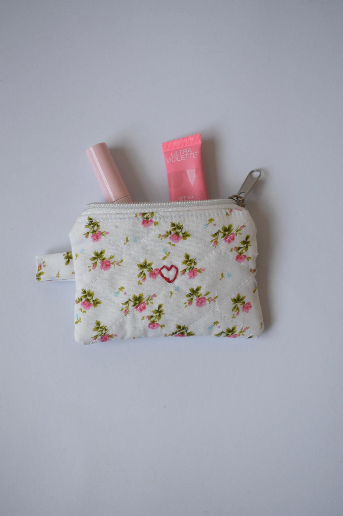 Vintage Floral Mini Pouch